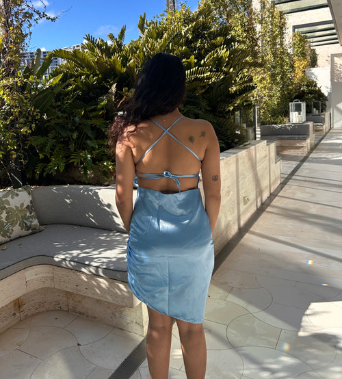 CIARA MINI DRESS - BLUE