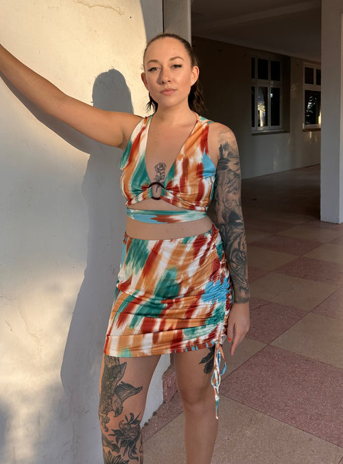 SAY MY NAME TWO PIECE SET - GREEN