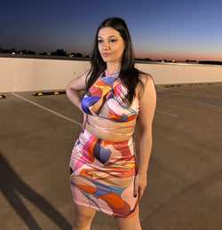 CHAOS TWO PIECE SET - PINK