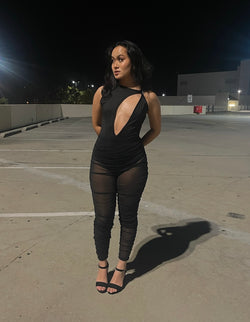 ODESSA TWO PIECE SET - BLACK