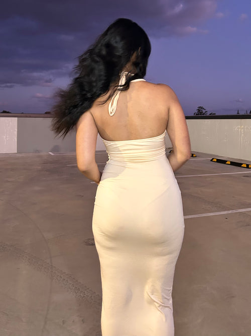 LUNA MAXI DRESS - KHAKI