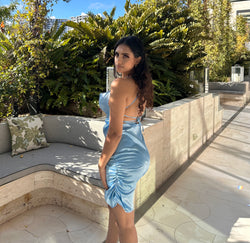 CIARA MINI DRESS - BLUE