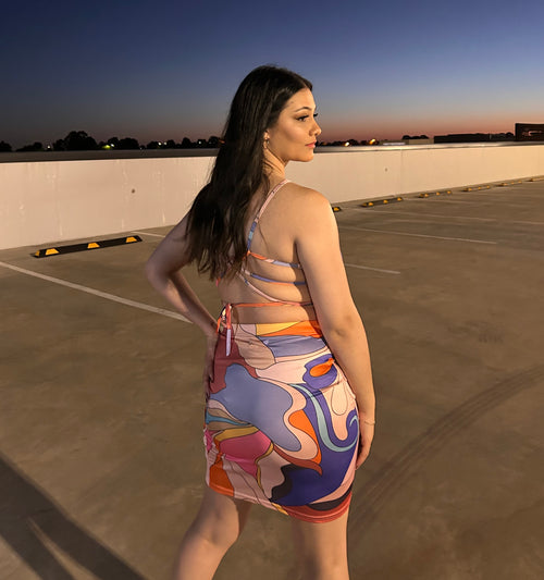 CHAOS TWO PIECE SET - PINK